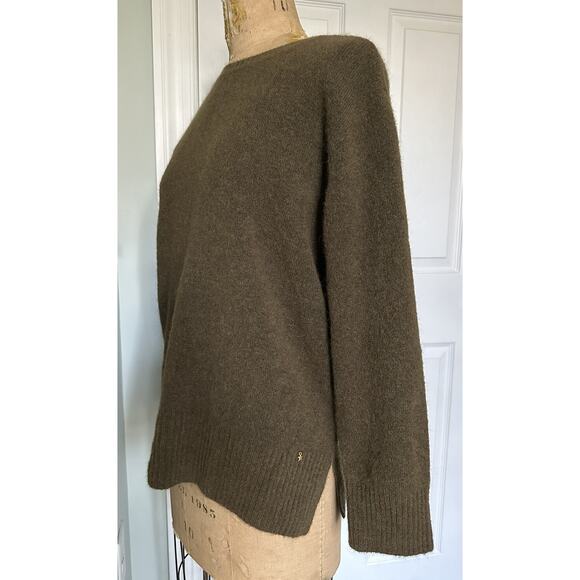 Des Petits Hauts Bastia Sweater Pullover Size 2, Olive Green Alpaca Wool New - Picture 11 of 16